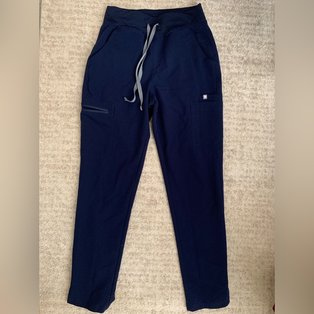 High waist yola scrub pants